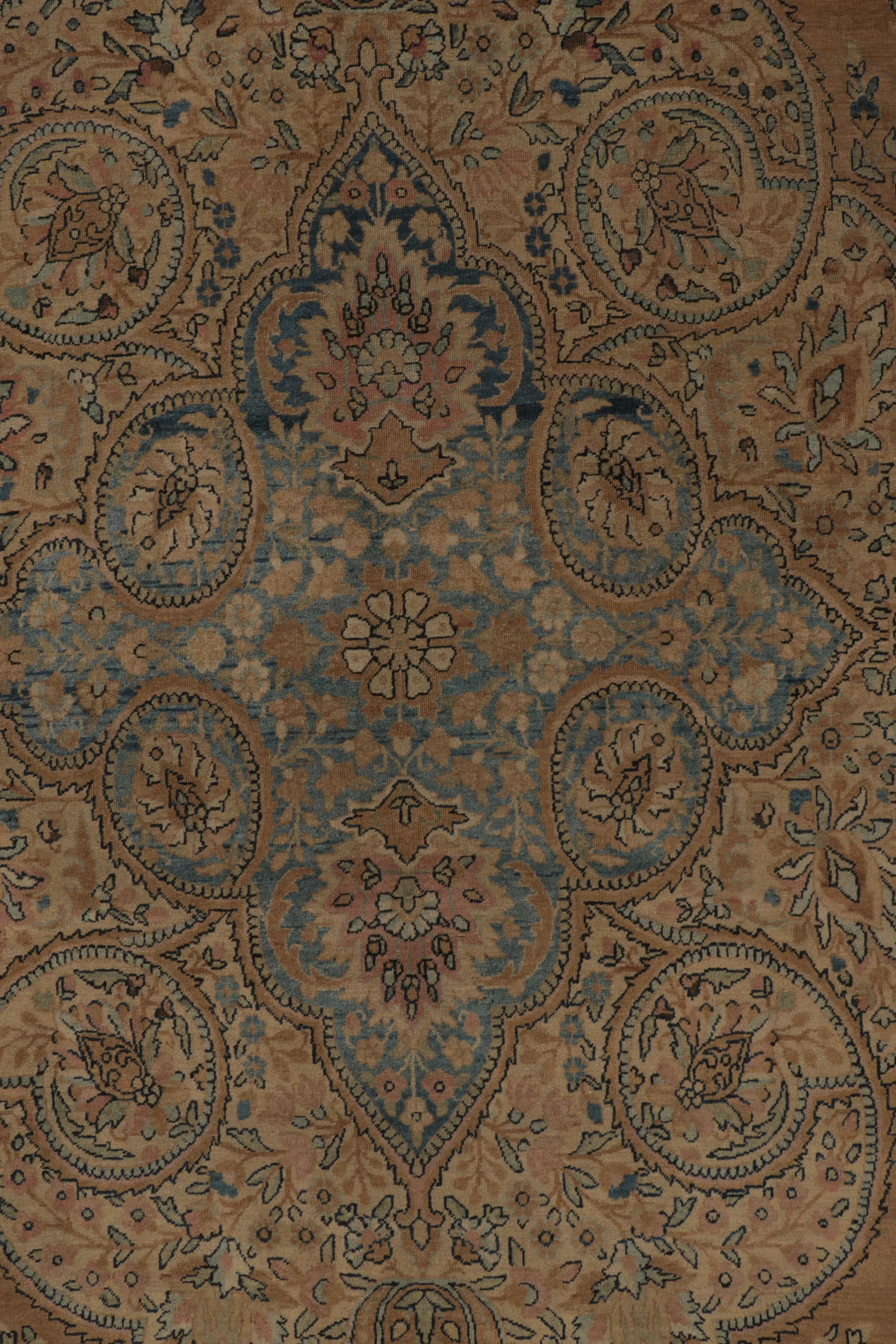 Antique Persian Kerman Lavar Rug