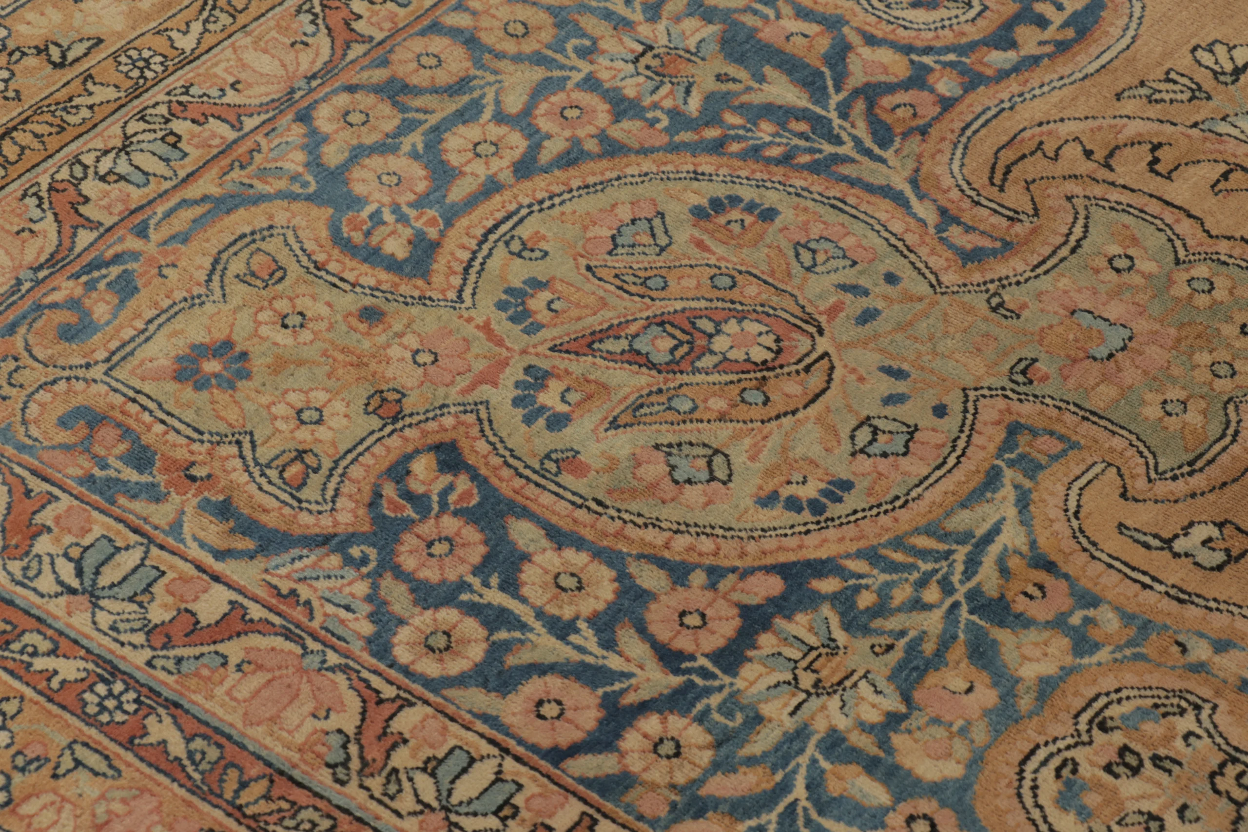Antique Persian Kerman Lavar Rug