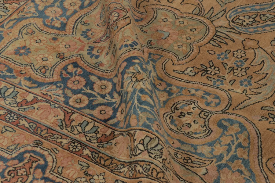 Antique Persian Kerman Lavar Rug