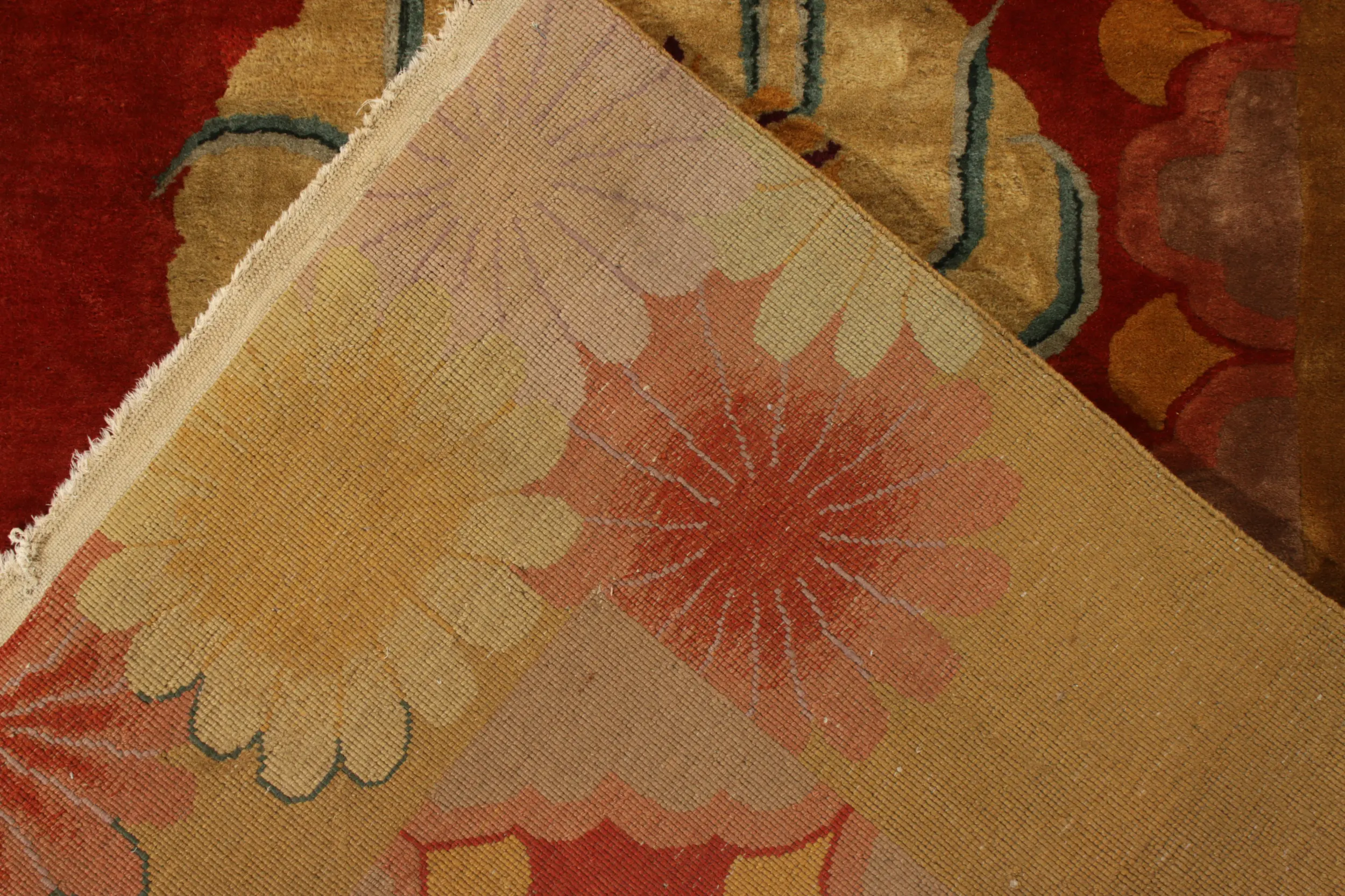 Vintage Chinese Art Deco Rug