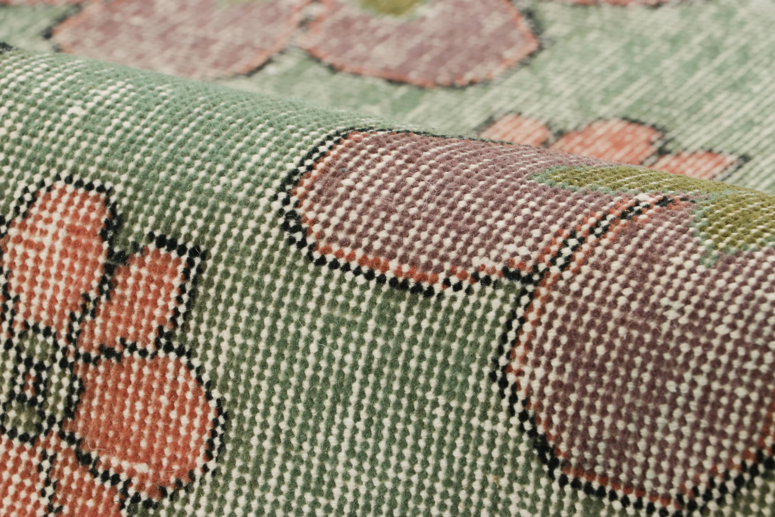 Vintage Turkish Floral Rug
