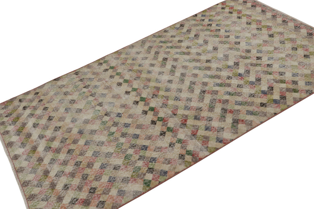 Vintage Zeki Müren Art Deco Rug