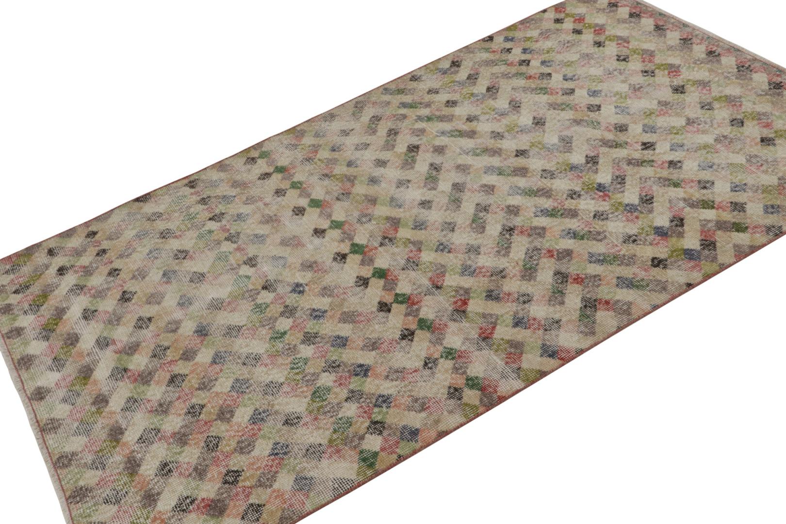 Vintage Zeki Müren Art Deco Rug