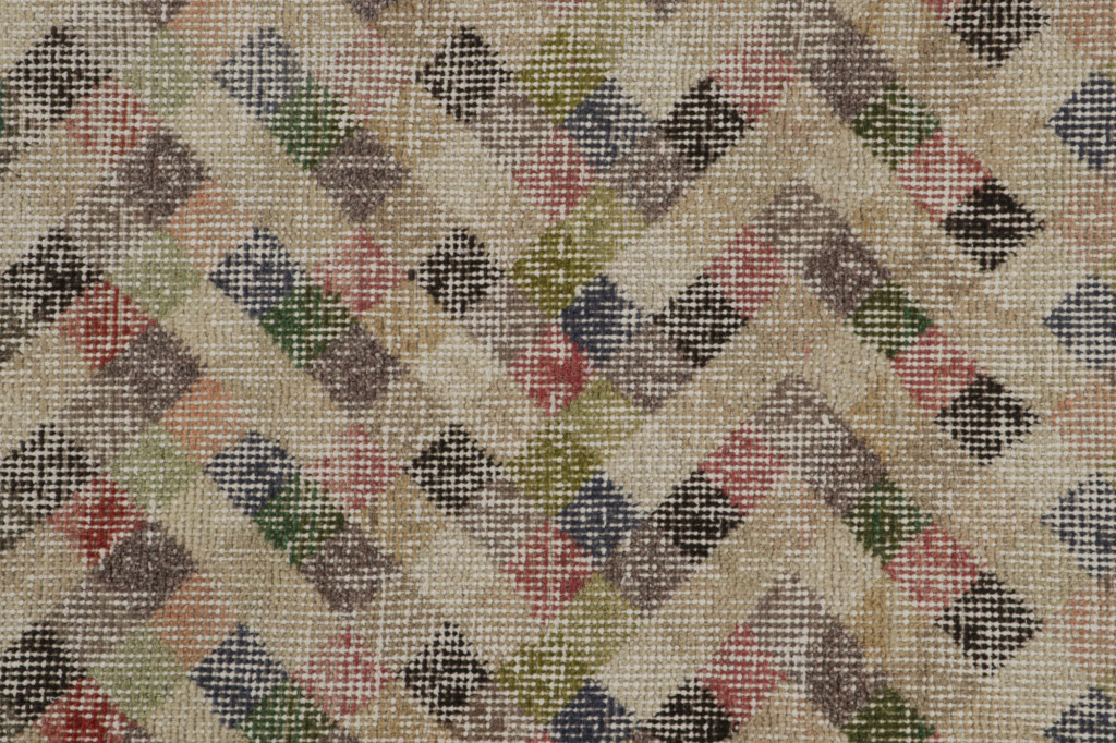 Vintage Zeki Müren Art Deco Rug