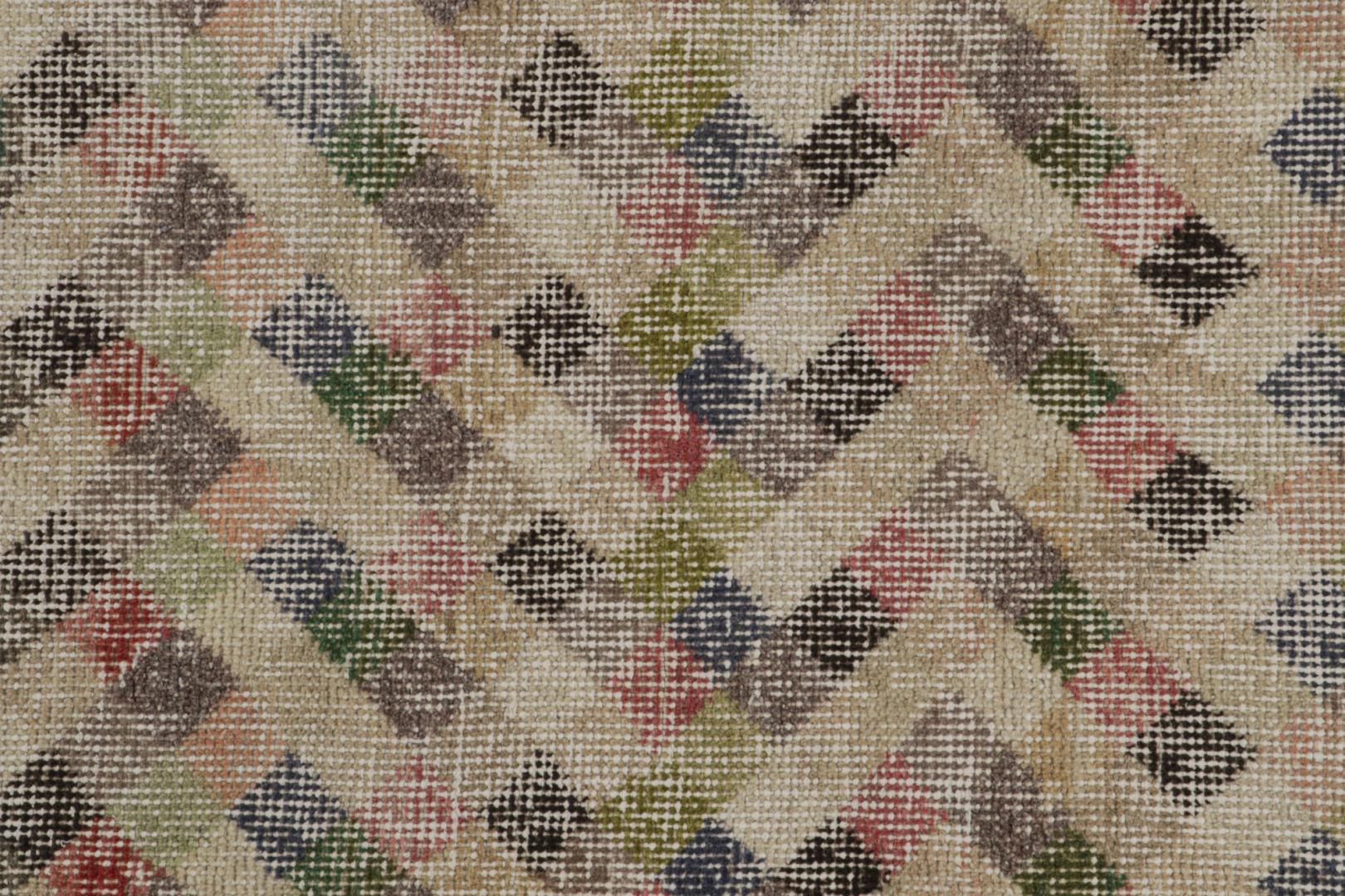 Vintage Zeki Müren Art Deco Rug