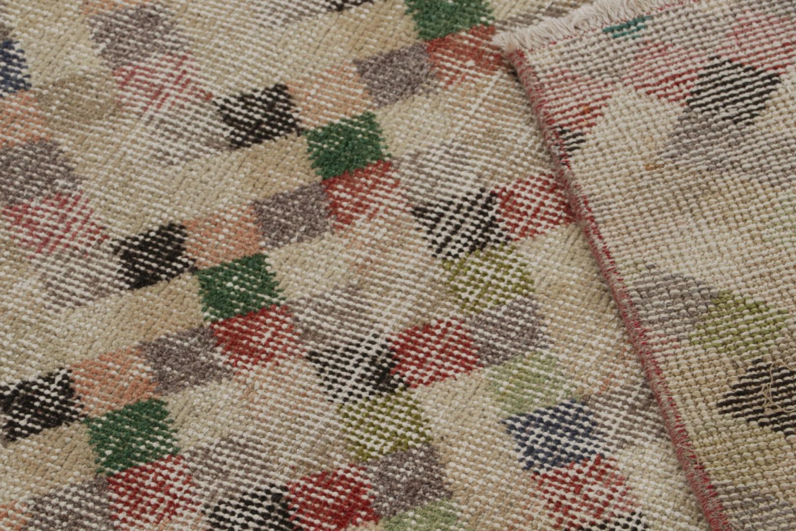 Vintage Zeki Müren Art Deco Rug