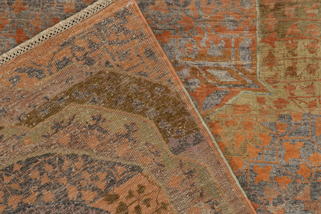Rug & Kilim’s Classic Agra style runner in Polychromatic Medallion Patterns