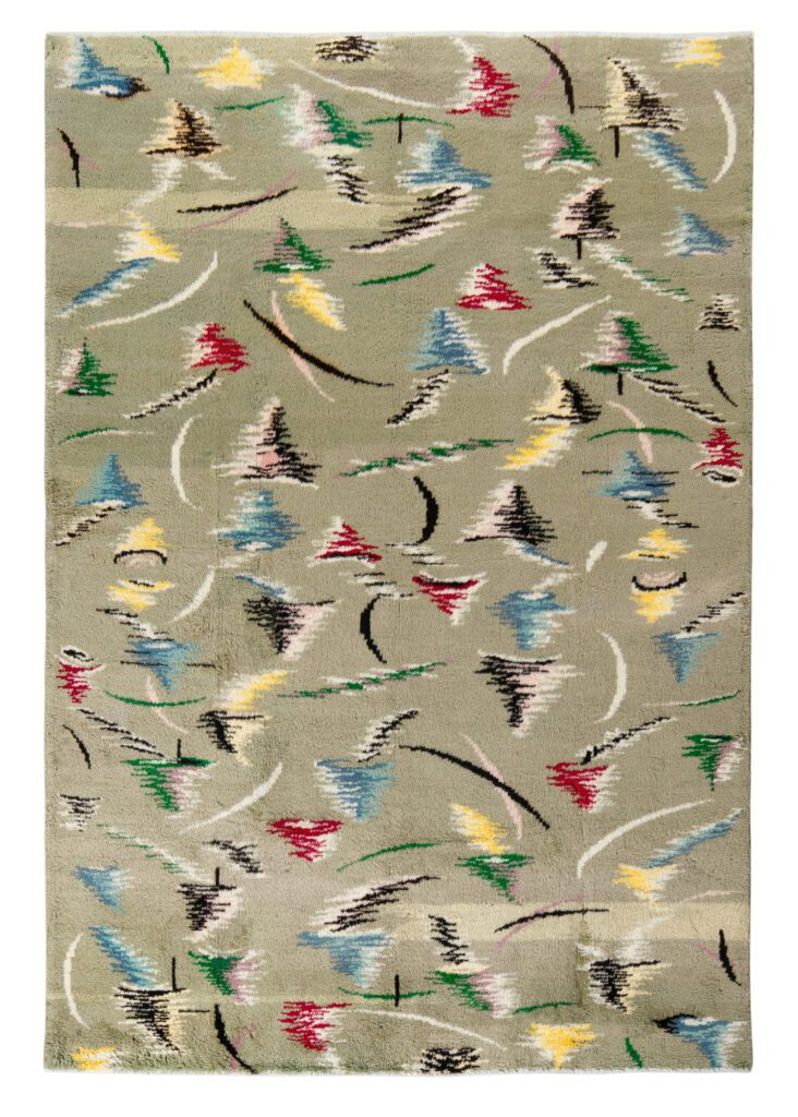 Mid-Century Modern Zeki Müren Rug