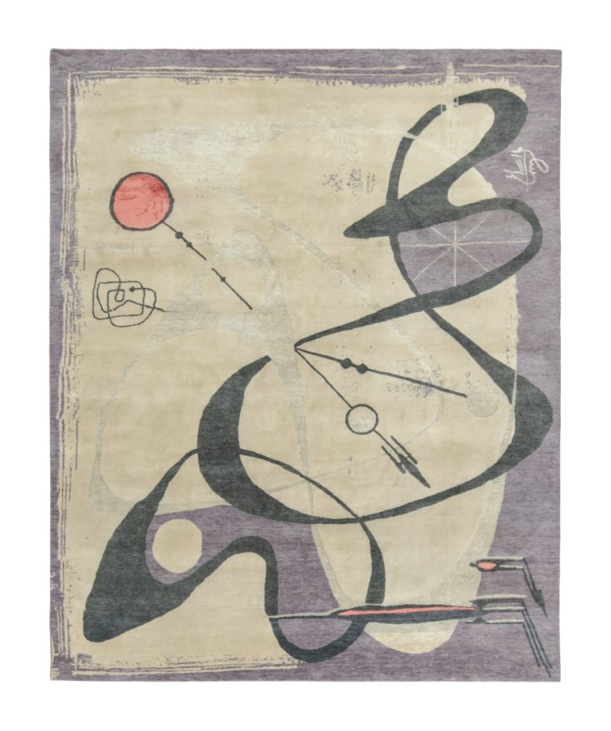 Rug & Kilim x El Gato Gomez Mid-Century Modern rug