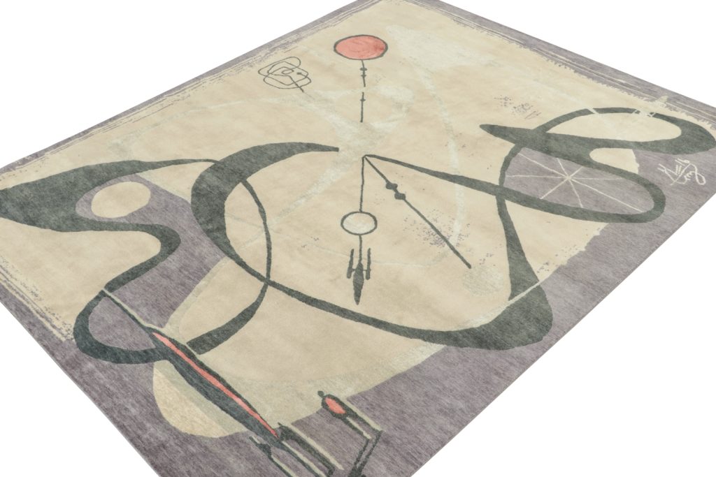Hover image of Rug & Kilim x El Gato Gomez Mid-Century Modern rug