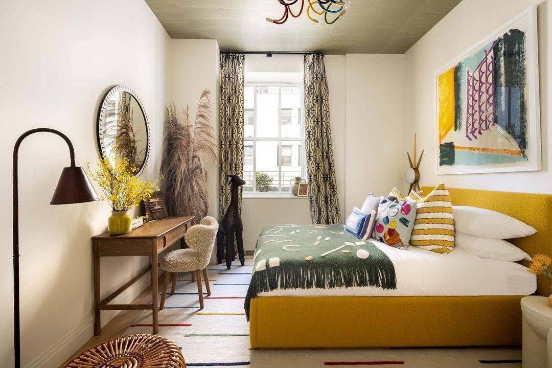 Paneled Kilim Install Paneled Kilim Install