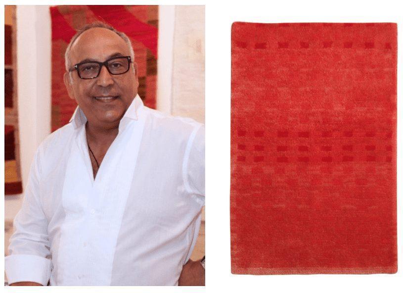 Josh's Pick June 2022 custom rug sample from long-time collaborator Brock Forsblom, chosen by Josh Nazmiyal, founder of Rug & Kilim