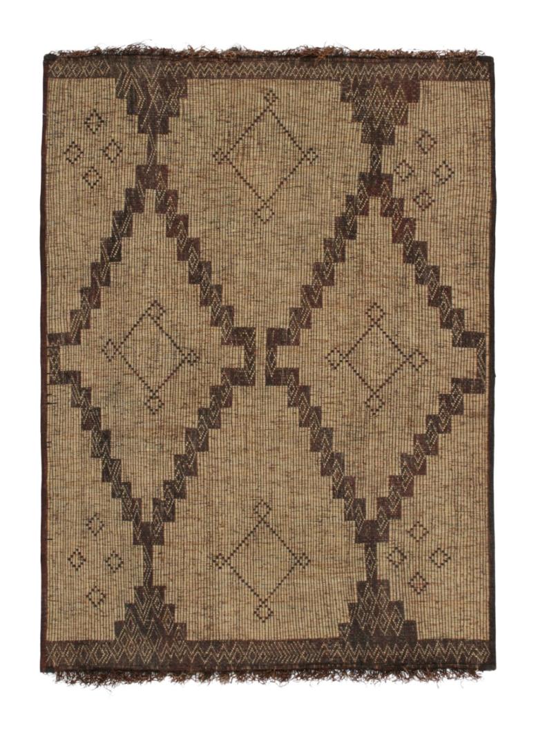 Vintage Moroccan Tuareg Mat Rug