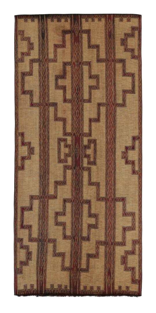 27758 6 7x13 5 1 1 Vintage Moroccan Tuareg Mat Rug
