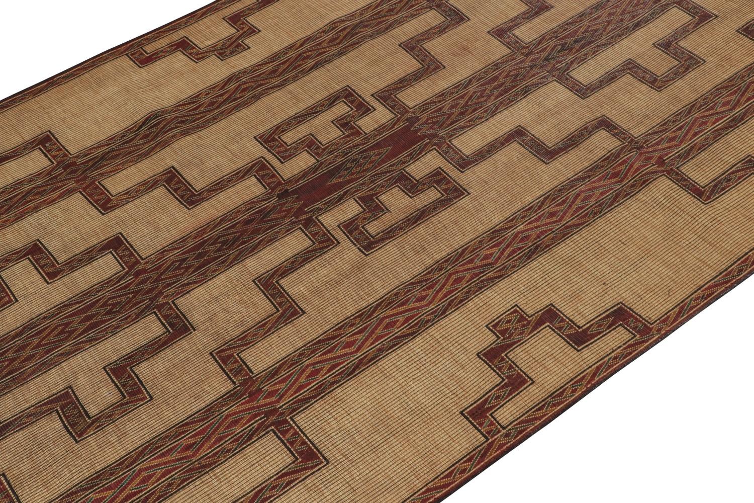 Vintage Moroccan Tuareg Mat Rug