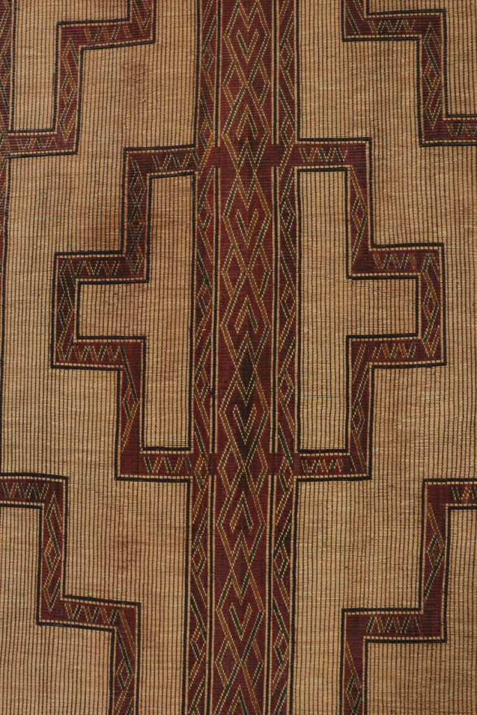 Vintage Moroccan Tuareg Mat Rug