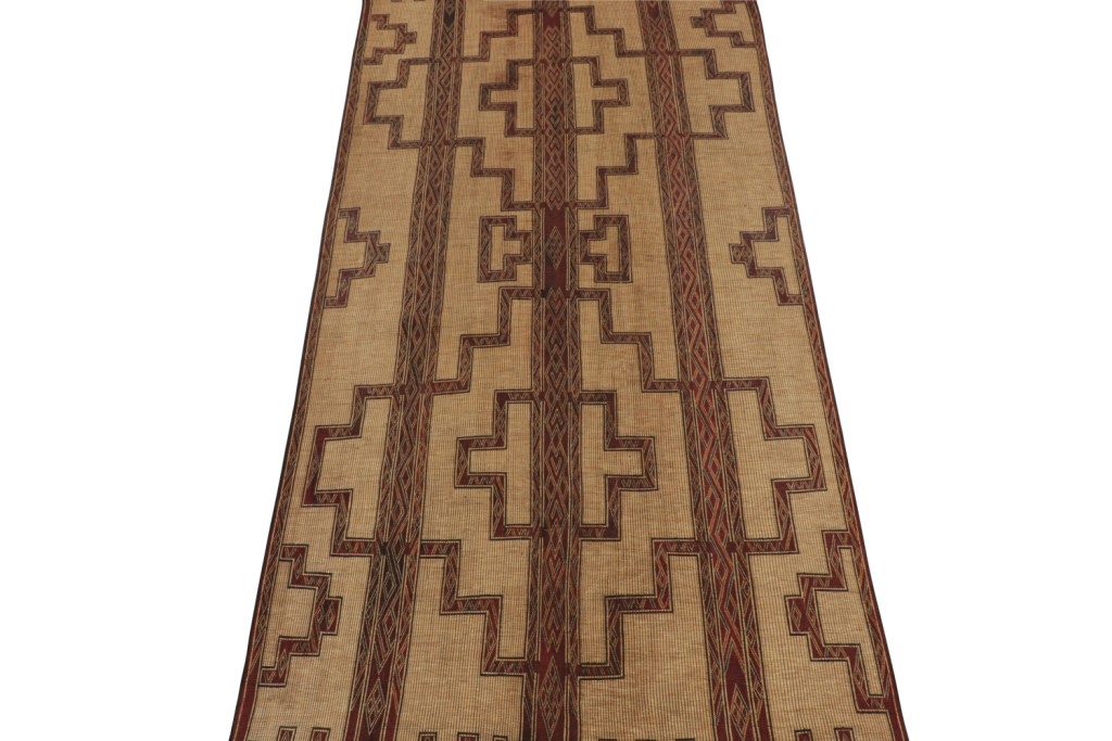 Vintage Moroccan Tuareg Mat Rug