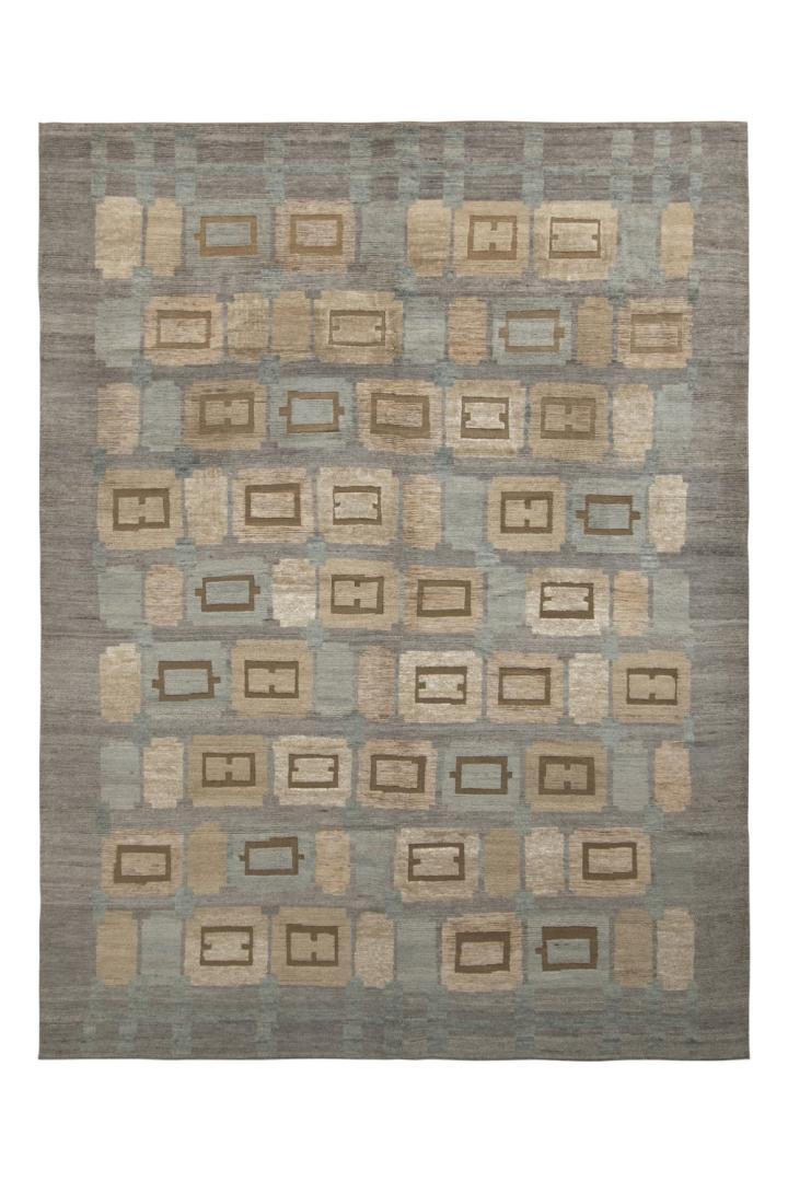Hand-Knotted Scandinavian Rug