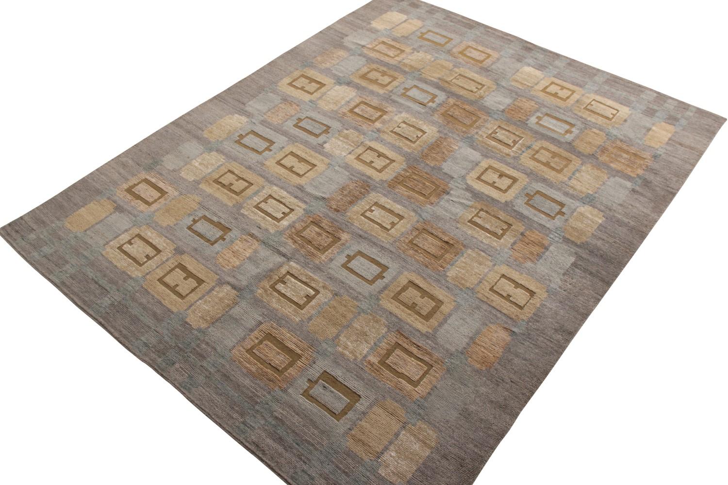 Hand-Knotted Scandinavian Rug