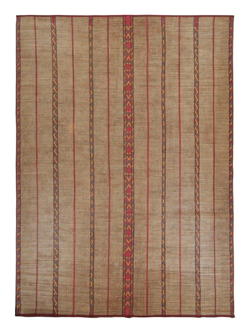 Vintage Moroccan Tuareg Mat Oversized Rug