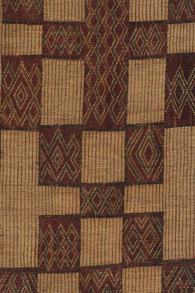 Vintage Moroccan Tuareg Mat Oversized Rug
