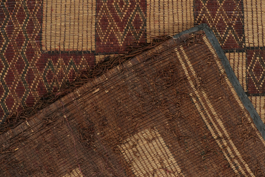 Vintage Moroccan Tuareg Mat Oversized Rug