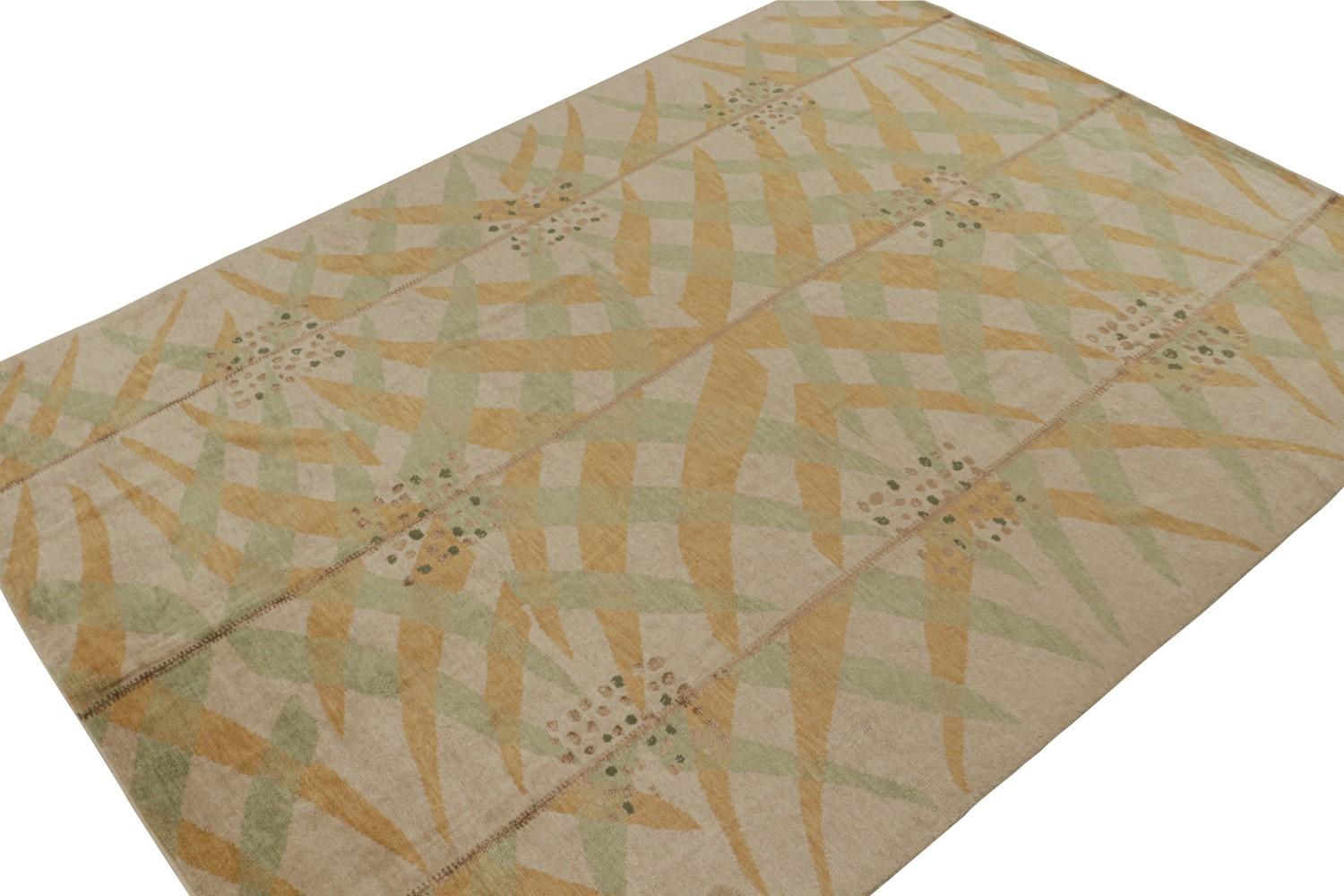 Scandinavian Rug with Geometric Patterns
