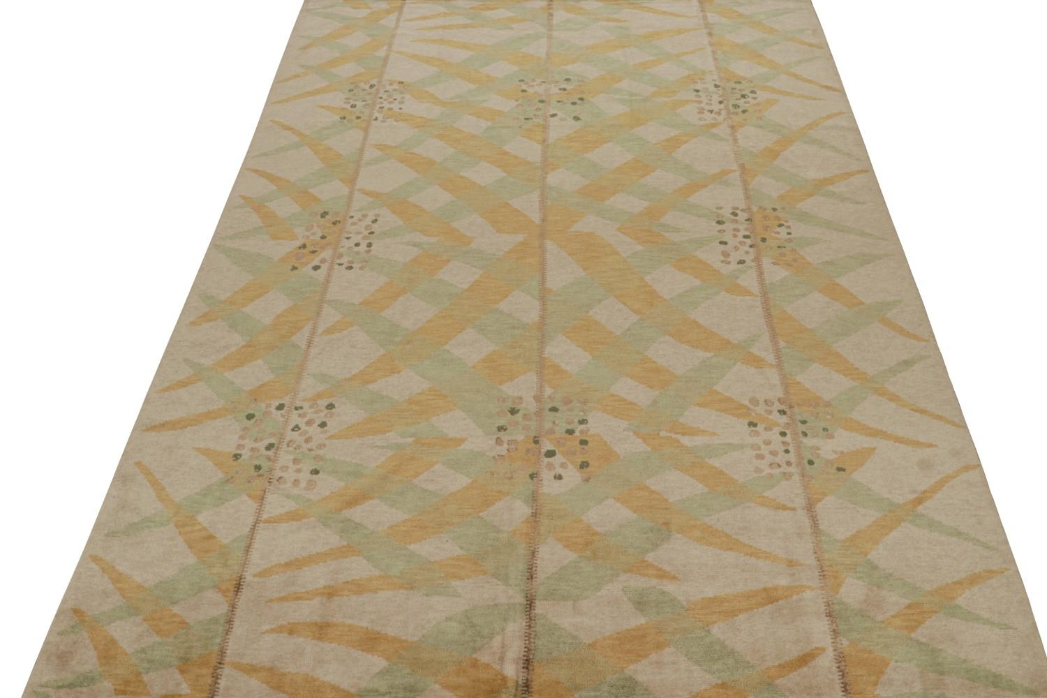 Scandinavian Rug with Geometric Patterns