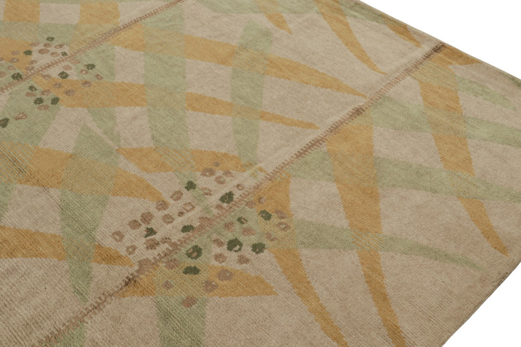Scandinavian Rug with Geometric Patterns