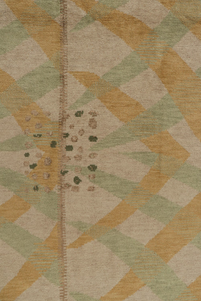 Scandinavian Rug with Geometric Patterns