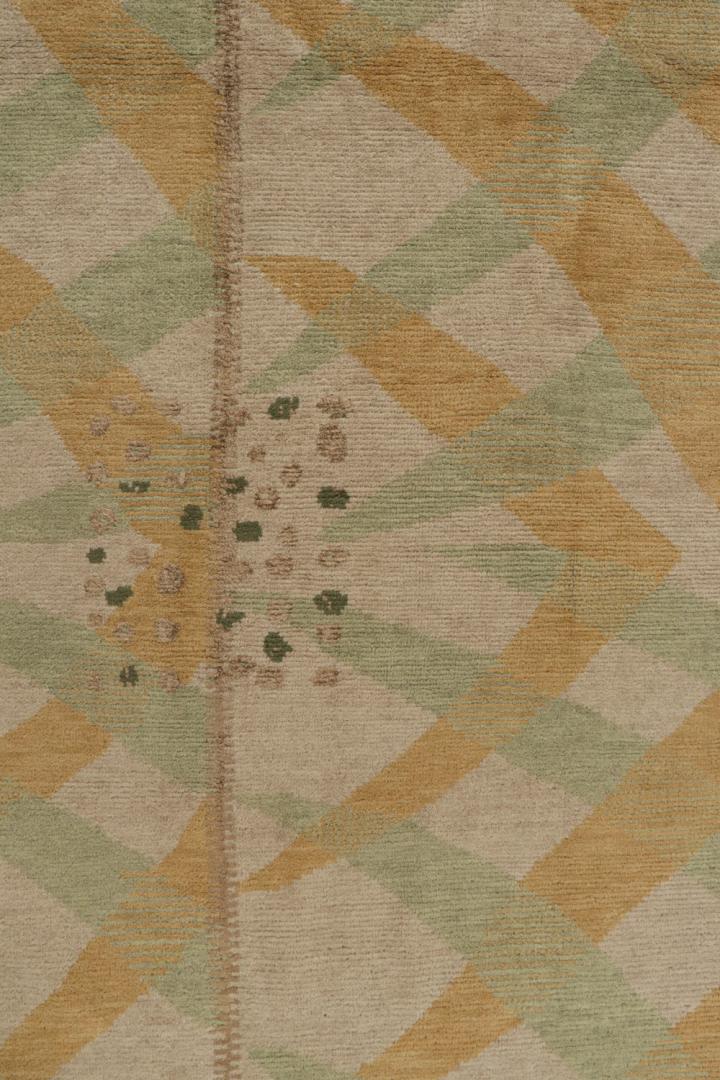 Scandinavian Rug with Geometric Patterns