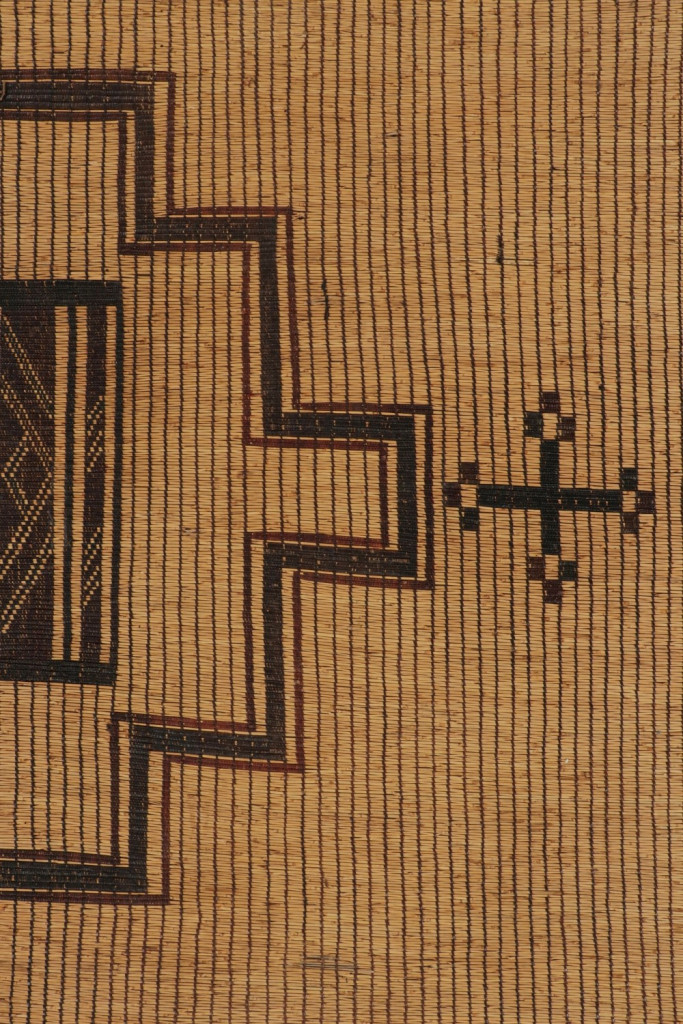 Vintage Moroccan Tuareg Mat Rug