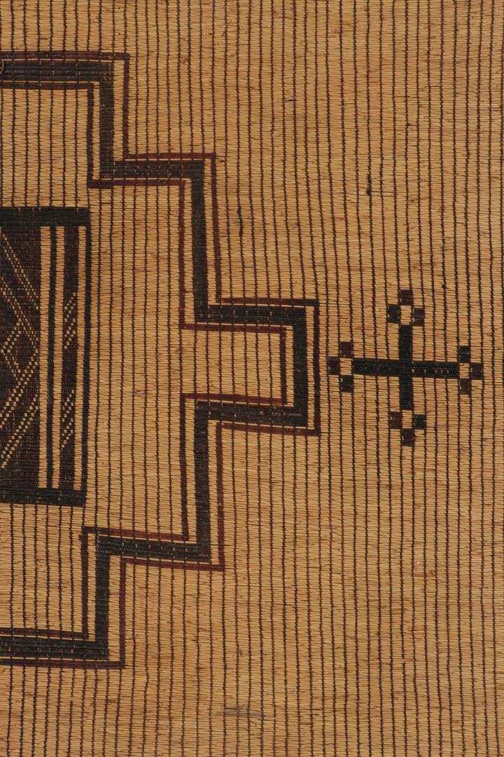 Vintage Moroccan Tuareg Mat Rug