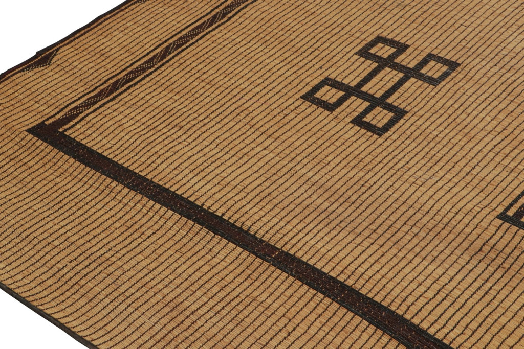 Vintage Moroccan Tuareg Mat Rug