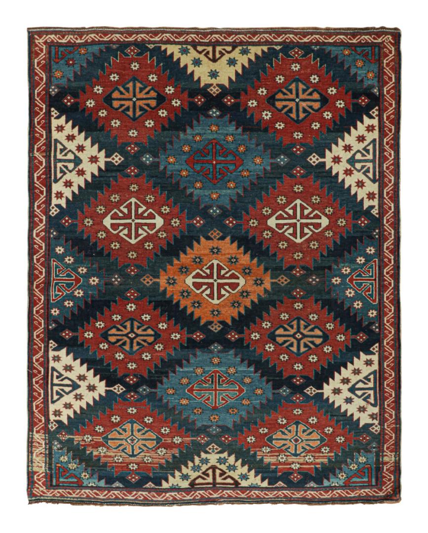 Antique Caucasian Rug
