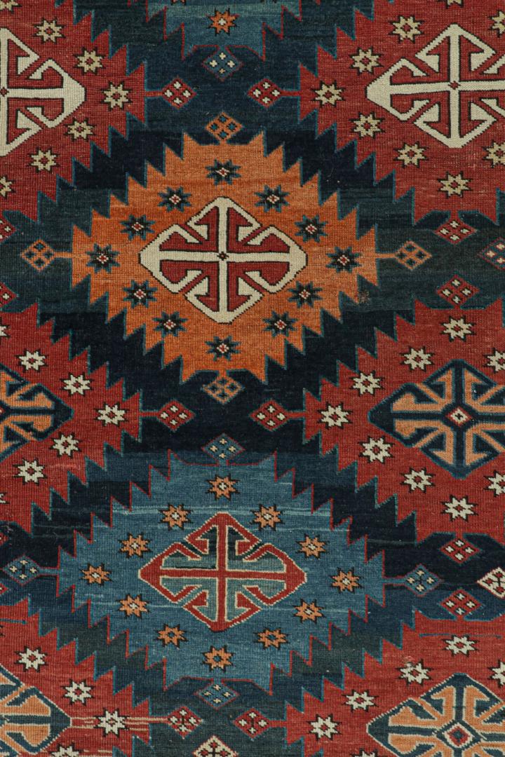 Antique Caucasian Rug