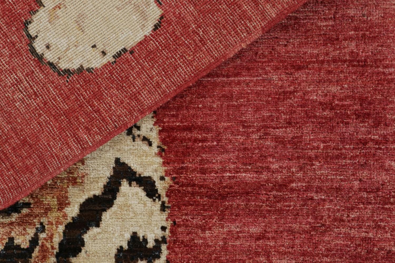 Red Tiger Skin Pictorial Rug