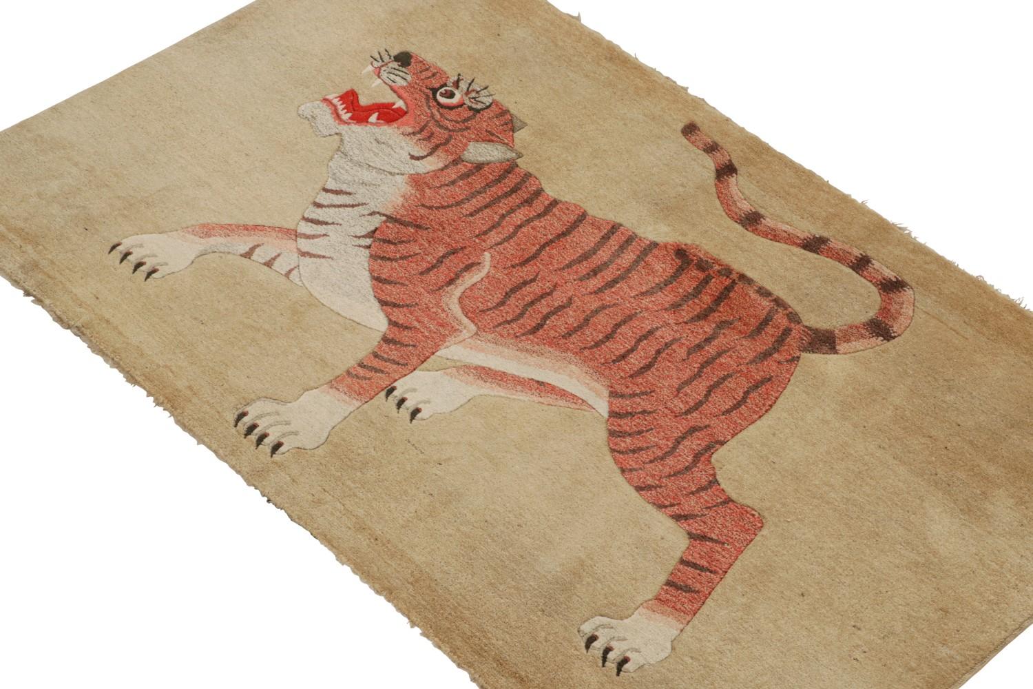 Antique Tiger Rug Pictorial