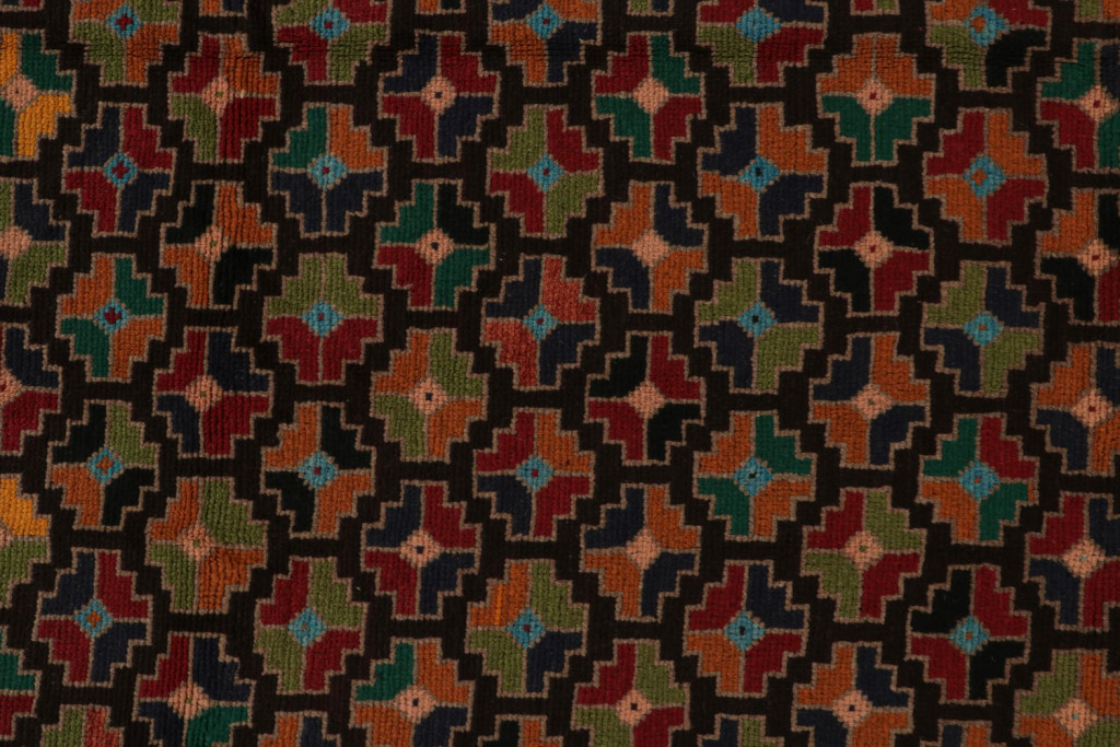 Colorful Vintage Baluch Tribal Rug