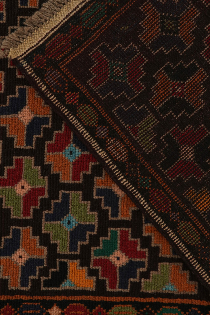 Colorful Vintage Baluch Tribal Rug