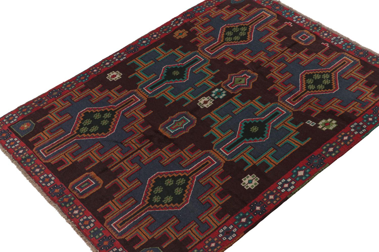 Vintage Afghan Baluch Tribal Rug