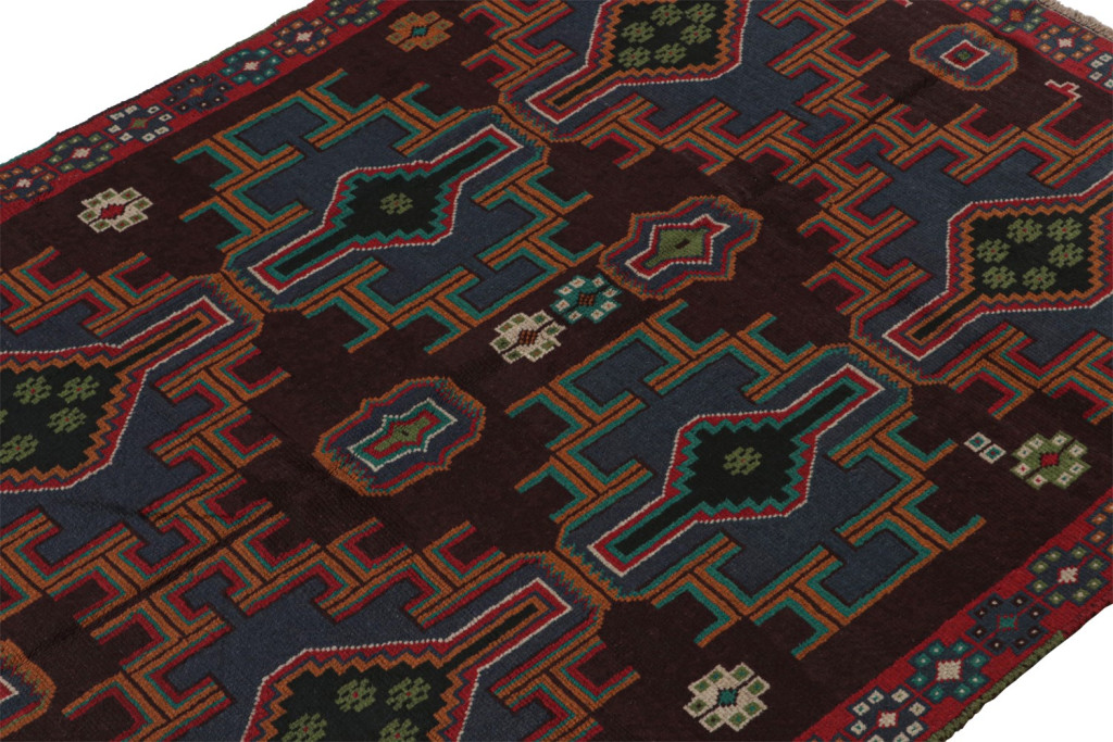 Vintage Afghan Baluch Tribal Rug
