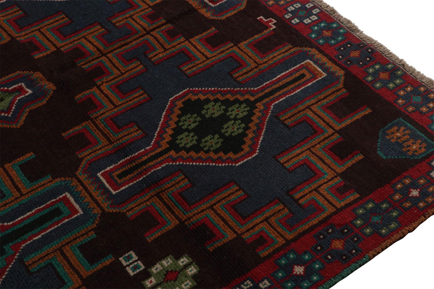Vintage Afghan Baluch Tribal Rug