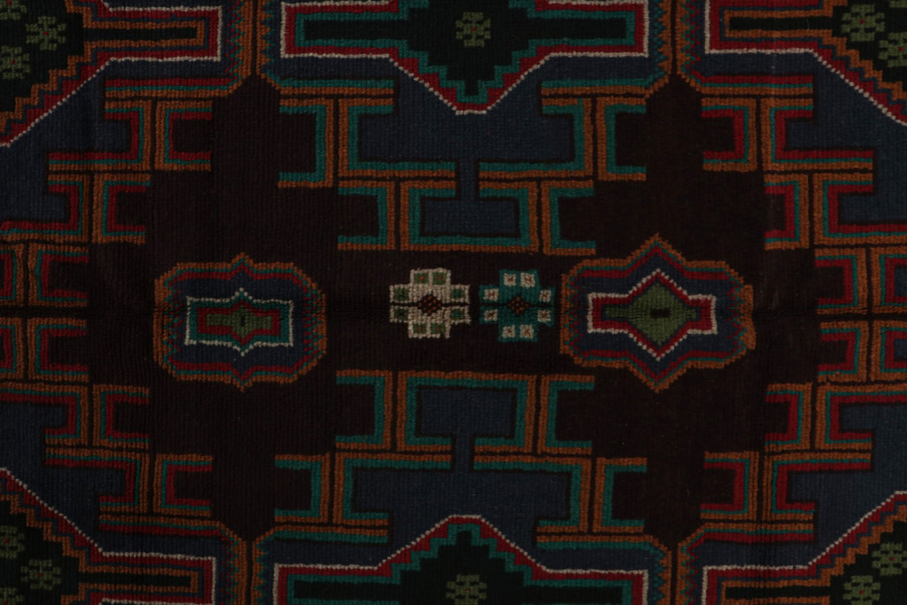 Vintage Afghan Baluch Tribal Rug