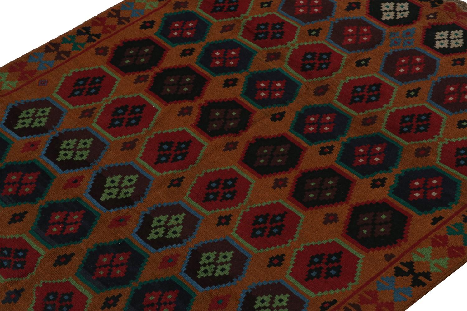 Blue Vintage Afghan Baluch tribal rug