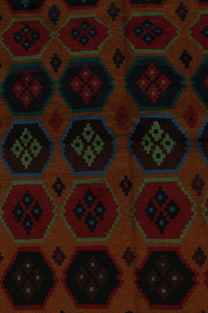 Blue Vintage Afghan Baluch tribal rug
