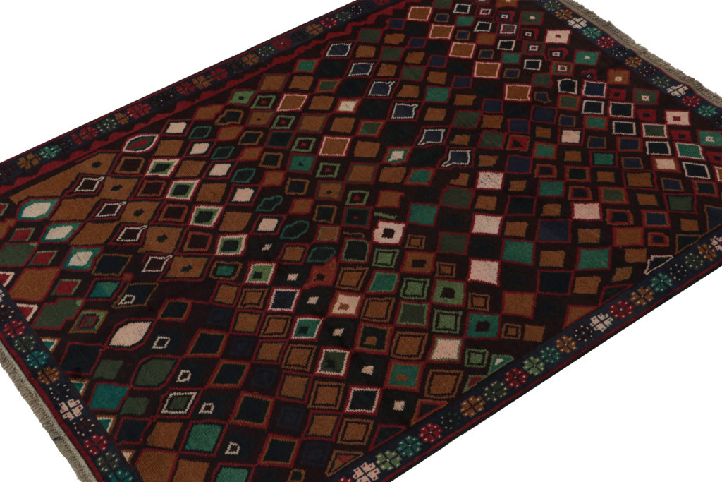 Vintage Kohistani Baluch Tribal Rug