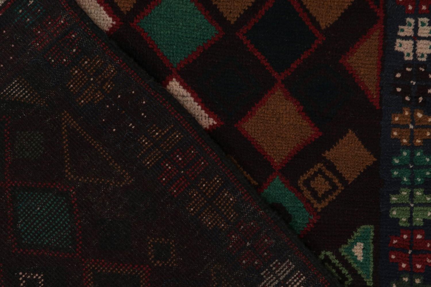 Vintage Kohistani Baluch Tribal Rug