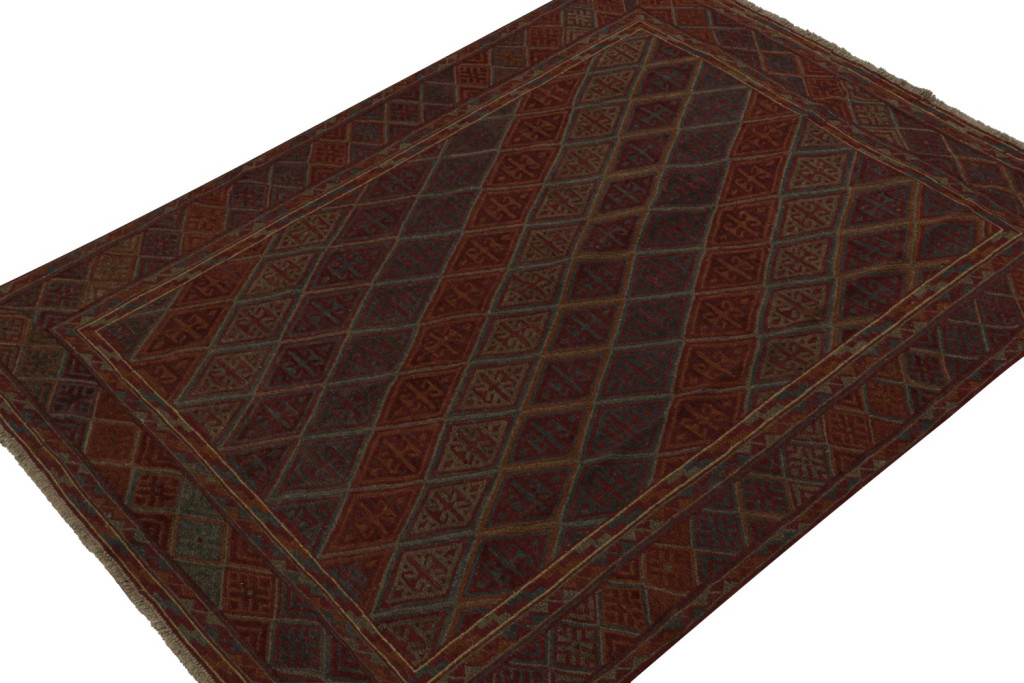 Vintage Mashwani Afghan Tribal Rug