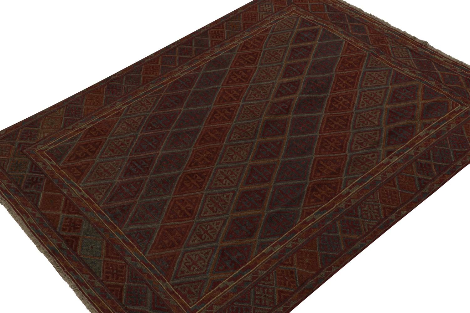 Vintage Mashwani Afghan Tribal Rug